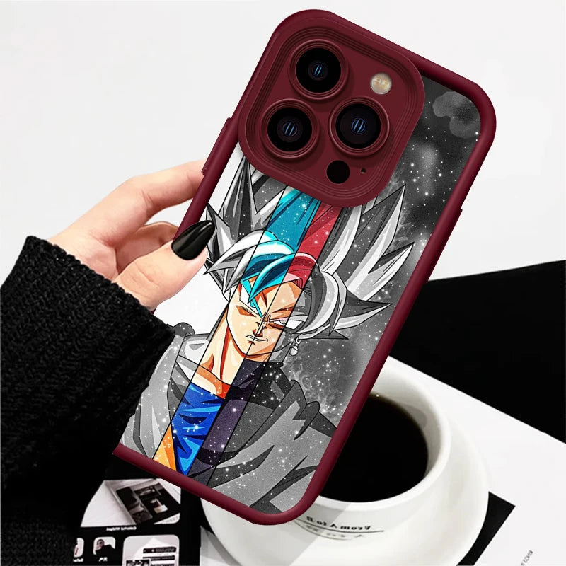 Dragon Ball Goku Soft Case for iPhone 15/14/13/12/11/XS/XR/X