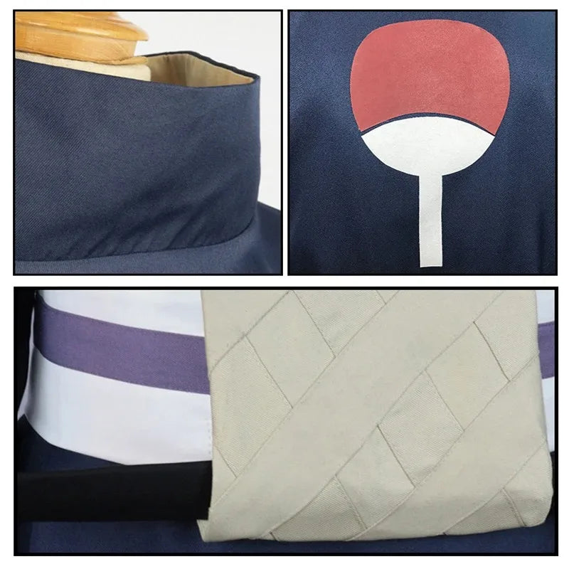 Naruto Uchiha Obito Cosplay Costume — Kimono Robe 5