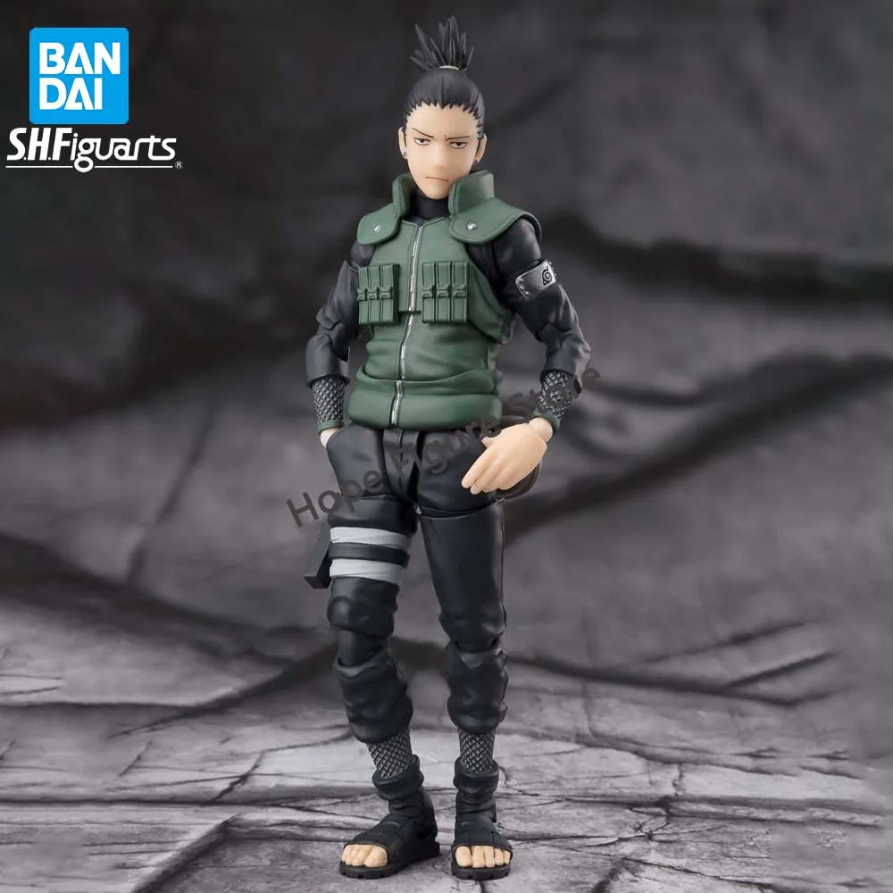BANDAI SHFiguarts Shikamaru Nara Action Figure – Naruto Shippuden Official Collectible