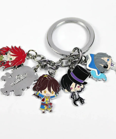 My Hero Academia Anime Metal Keychain With Midoriya Izuku Cosplay Accessories Colorful Pendant for Gift