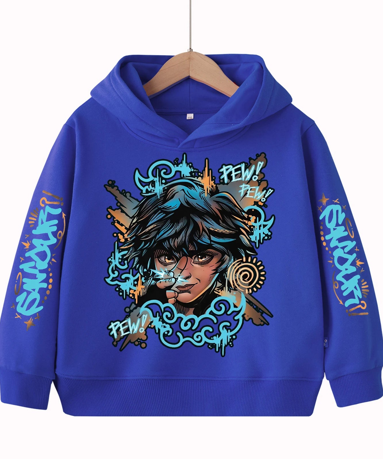 Arcane-Isha Anime Children's-Hoodie Harajuku Hip Hop Pullover Tops Sweatshirt