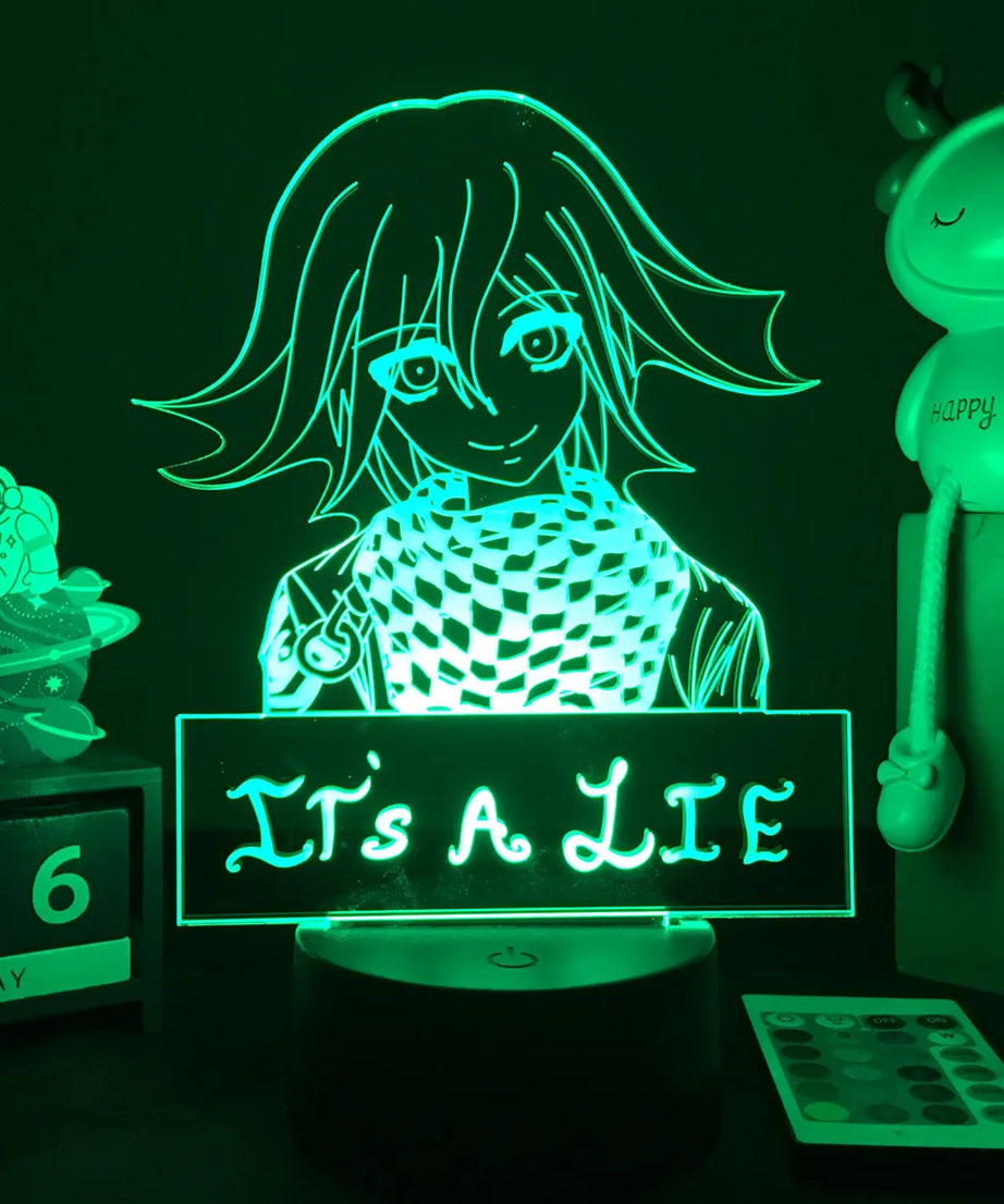 Anime Danganronpa V3 Nagito Komaeda Led Night Light Nagito Komaeda Game Figure Bedside Lamp for Bedroom Decor Kids Manga Gifts