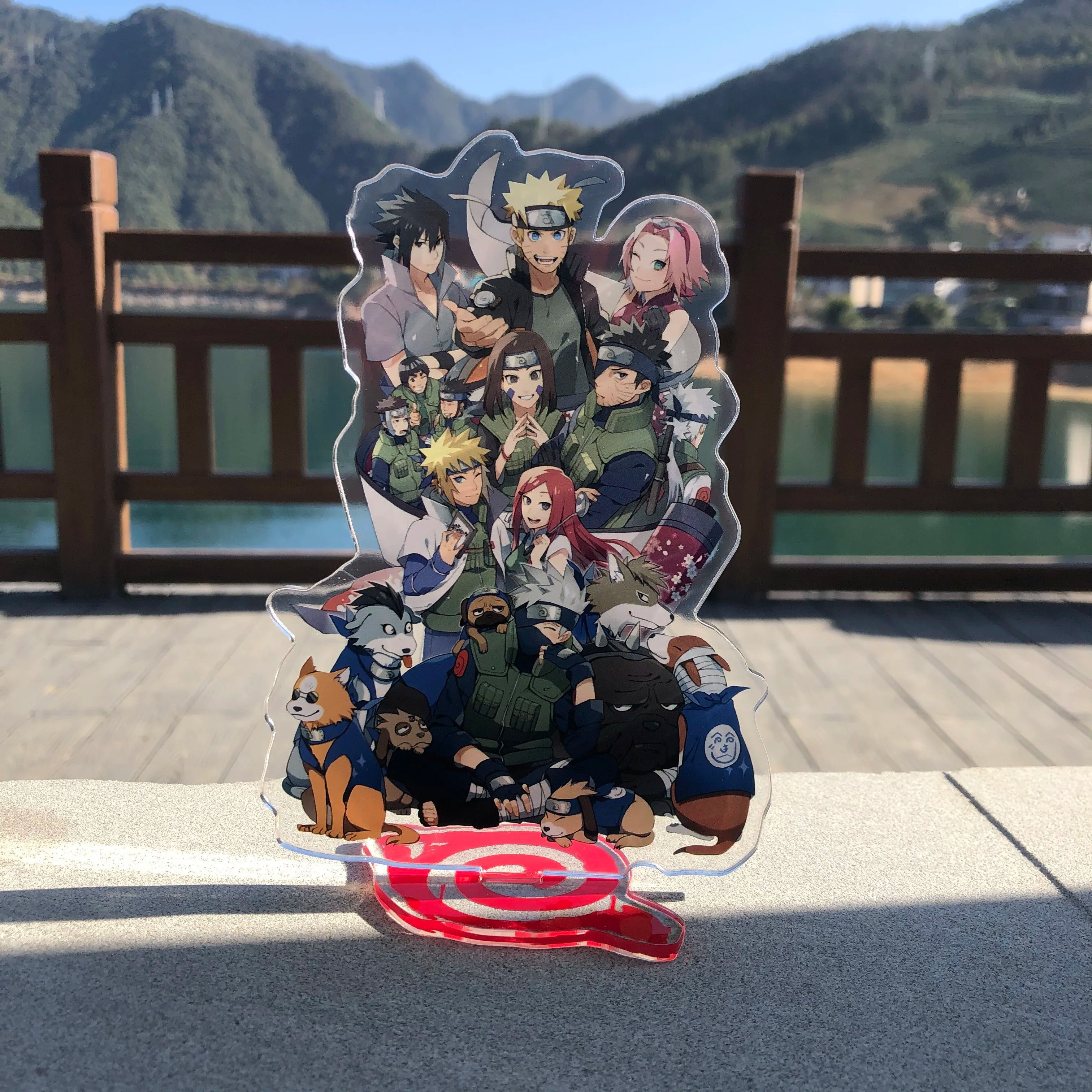 Anime Acrylic Stand Character Model Board Table Decoration Key Chain Kakashi Itachi Sasuke Lady Gift Jewelry Accessories