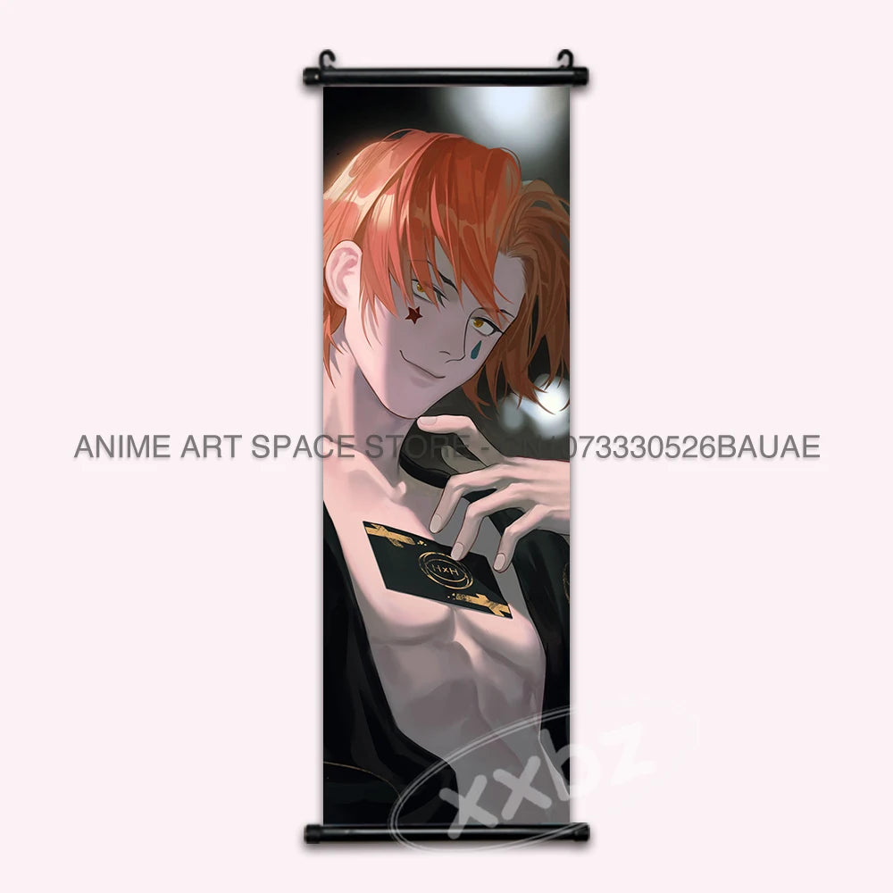 Hunter x Hunter Scroll Poster – Classic Anime Wall Art Canvas Decoration