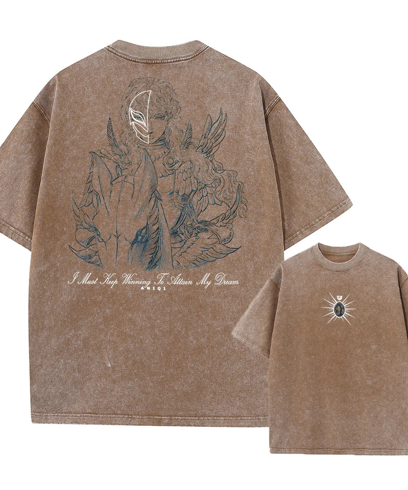 Berserk Anime Vintage Graphic T-Shirt – Harajuku Cotton Tee for Men & Women