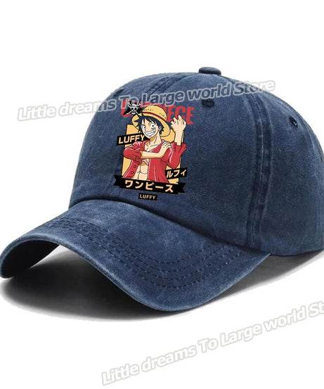 One Piece Baseball Cap Men Anime Printed Snapback Hat Adult Women Summer Sunshade Caps Unisex Hip Hop Casual Adjustable Hat Gift