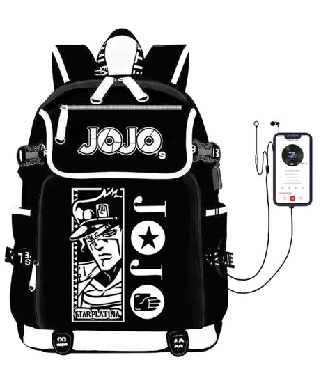 JoJo's Bizarre Adventure Anime Backpack Student School Shoulder Bag Large Capacity Youth Outdoor Travel Backpack Fashion Gift