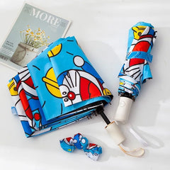 Doraemon Folding Umbrella — UV Sunshade