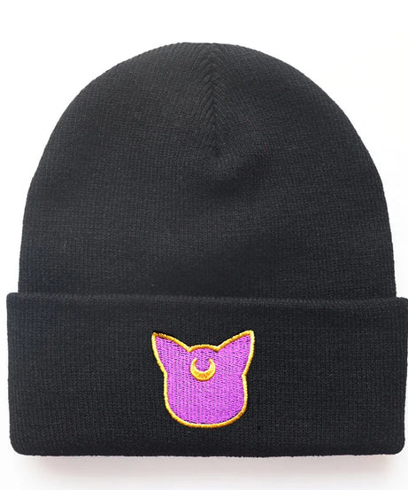 Sailor Moon Beanies Hats Anime Winter Street Punk Knitted Bonnet Caps Warm Elasticity Embroidery Hip Hop Cycling Skiing Hats