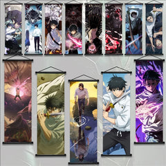 Anime Jujutsu Kaisen Fushiguro Megumi Hanging Scroll – Fabric Wall Art Poster