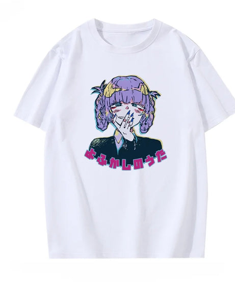 CALL OF THE NIGHT T-shirt Japan Anime Hot Sale ACG Fans Otaku Tshirt Korea Style Aesthetic Short-sleev Summer Tops Hipster Tees