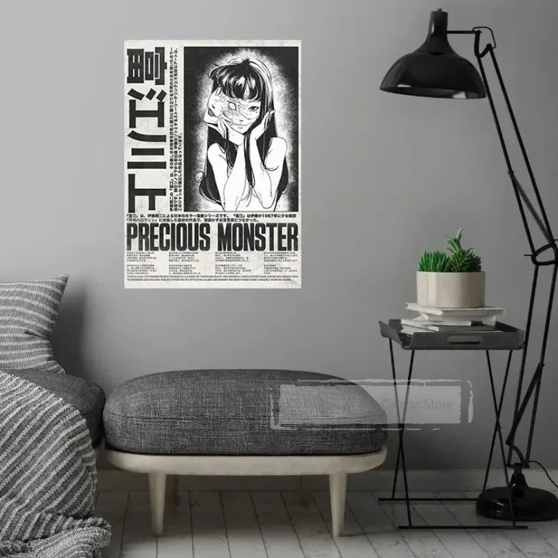 Popular Anime Posters Vagabond Jujutsu Kaisen Artwork Home Decor Minimalist Aesthetic Art Gift for Fan Canvas Painting