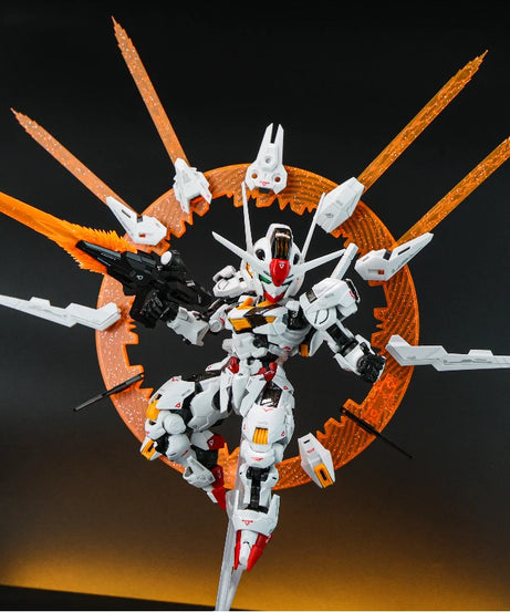 SUPA MGSD Aerial Q Version Gunpla Model Kit Witch From Mercury Mecha Assembly Toy Action Figures Halo Floating Cannon Boys Gifts