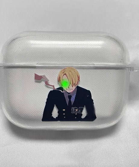 Anime Transparent TPU Case for Airpods  Pro 2 1 3 Soft Silicone Cover Air Pods4 1/2/3Earphone Cover
