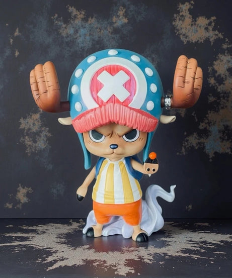 One Piece Tony Tony Chopper 10cm Mini PVC Figure Cute Anime GK Model Exquisite Statue Collectible Toy Desktop Decor Little Gift