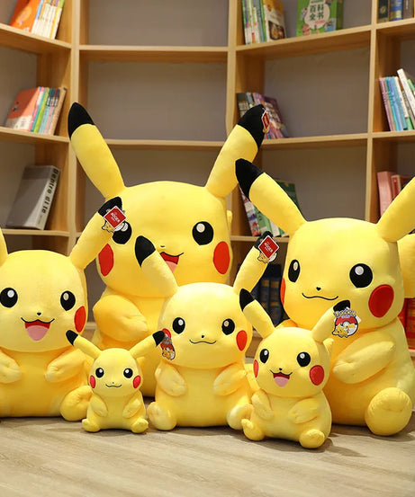 Pokemon Kawaii Pikachu Cute Stuffed Toys  Plush Dolls Anime Throw Pillow Birthday Christmas Gift For Kids Friends Boys