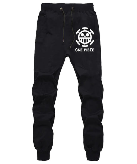 Students Casual Pants for Men and Women Summer Fashion Sports Breathable Cotton Pants Anime ONE PIECE Print Luxury Long Pants
