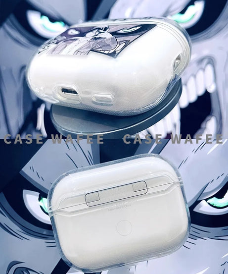 Anime Attack on Titan Earphone Case For Apple iPhone Charging Box For AirPods 42 3 Pro2 Clear wireless Bluetooth headphone case