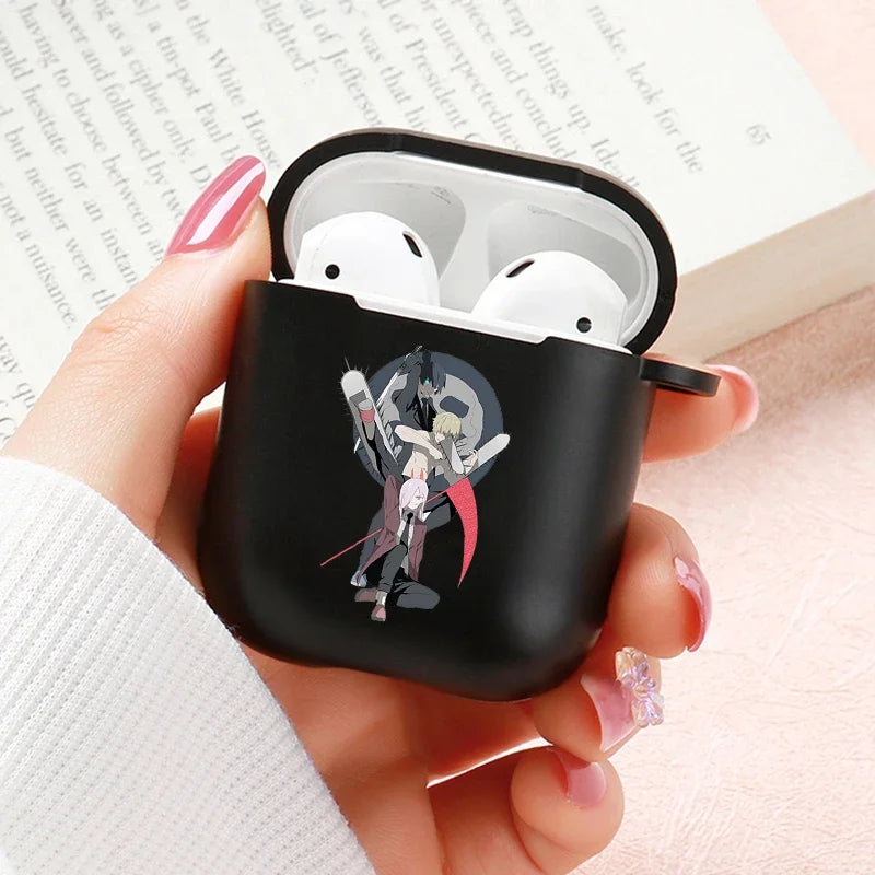 Anime Chainsaw Man Airpods Case for Apple Airpods Pro 2 1 2 3 Protective Denji Makima Aki Pochita Airpods Pro Case