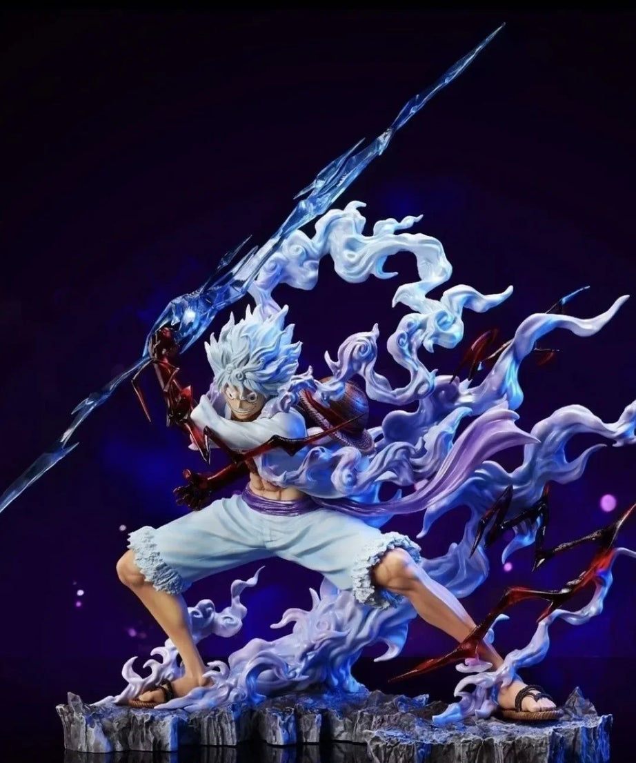 25cm/9.8 inches One Piece Lightning Fifth Gear Nika Lightning Luffy PVC Action Figure Figurine Model Collection Decoration Toys