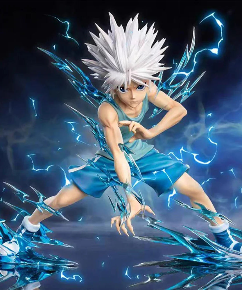 New Hunter×Hunter Anime Figures Killua Zoldyck Figure 19cm Pvc Action Figure Model Decoration Collection Ornament Birthday Gift