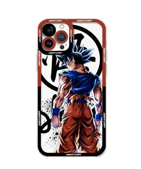 Dragon Ball Goku Phone Case for IPhone 14 13 12 11 15 Pro Max X XR XS Soft Shell Transparent Back Cover Saiyan Birthday Gift New