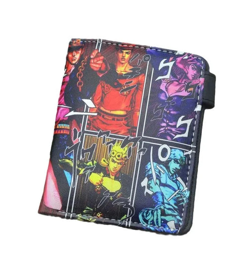 JoJo’s Bizarre Adventure Wallet – Jotaro Kujo Khaki Bifold & Coin Purse