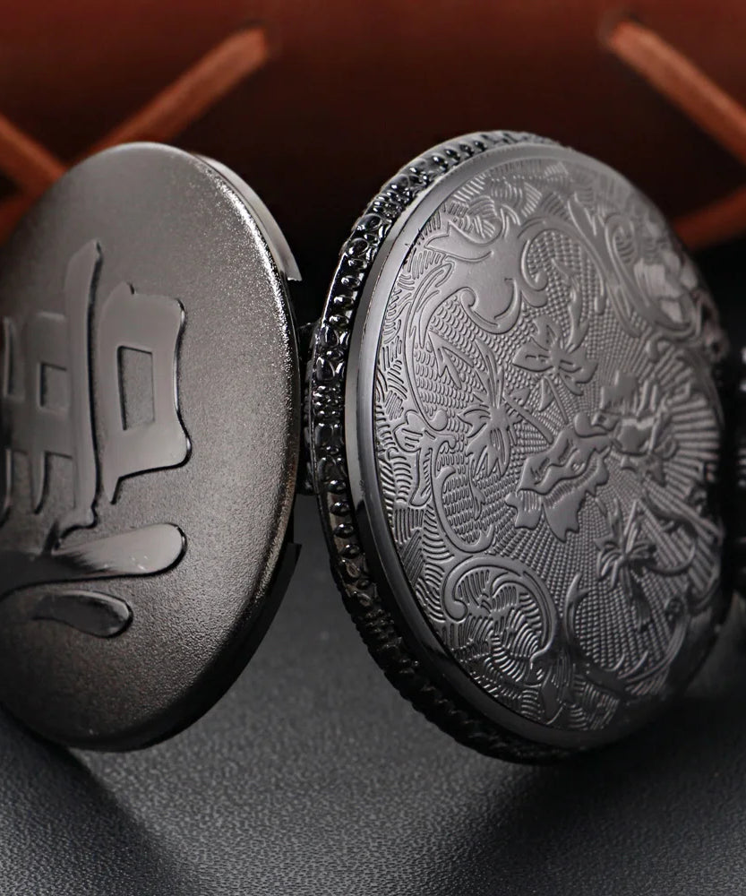 Goku Pocket Watch – Retro Quartz Necklace for Anime Fans