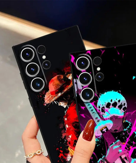 Ones Pieces Anime Funda Phone Cover Case for Samsung Galaxy S9 S25 Ultra S21 S20 S23 FE S22 S24 Plus