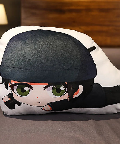 35cm Detective Conan, Kudo Shinichi, Mouri Ran, Kid The Phantom Thief Keychain Pendant, Anime Pillow Related Peripheral Products