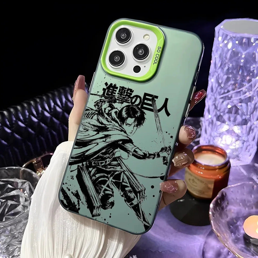 Attack on Titan Anti-Fall Matte iPhone Case – Wings of Freedom Shockproof Cover 4