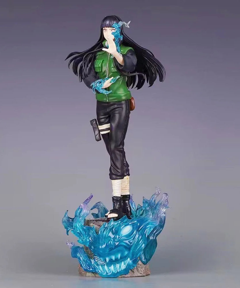 34cm/13.39in Anime NARUTO Figure Hyuga Hinata Action Figures Pvc Statue Desktop Ornamen Collection Model Toys Gifts