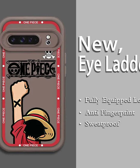 Roronoa Zoro Eye Ladder Case – One Piece Soft TPU Cover for Pixel 9–7A Pro 5G