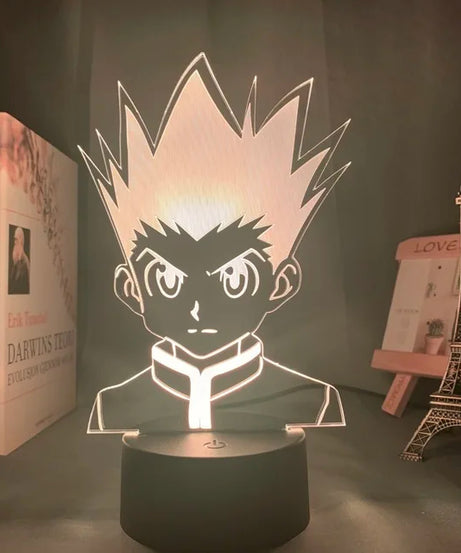 Anime Hunter X Hunter Led Night Light Killua Zoldyck Figure Nightlight Color Changing Usb Battery Table 3d Lamp Gift for Kids