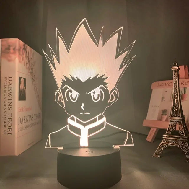 Anime Hunter X Hunter Led Night Light Killua Zoldyck Figure Nightlight Color Changing Usb Battery Table 3d Lamp Gift for Kids