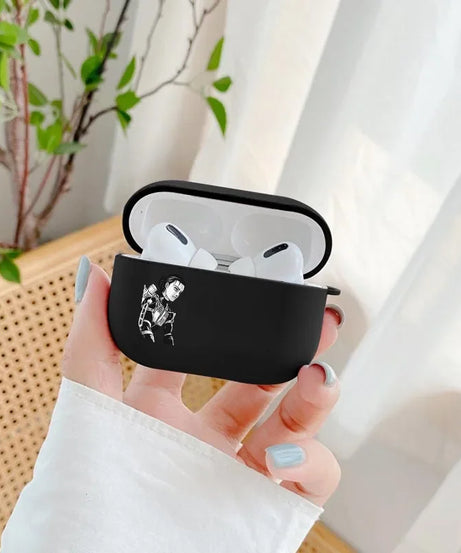 Attack On Titan Anime Earphone Cover For Apple Airpods 1 2 Case Wireless Bluetooth For air pods pro Soft Silicon Cases