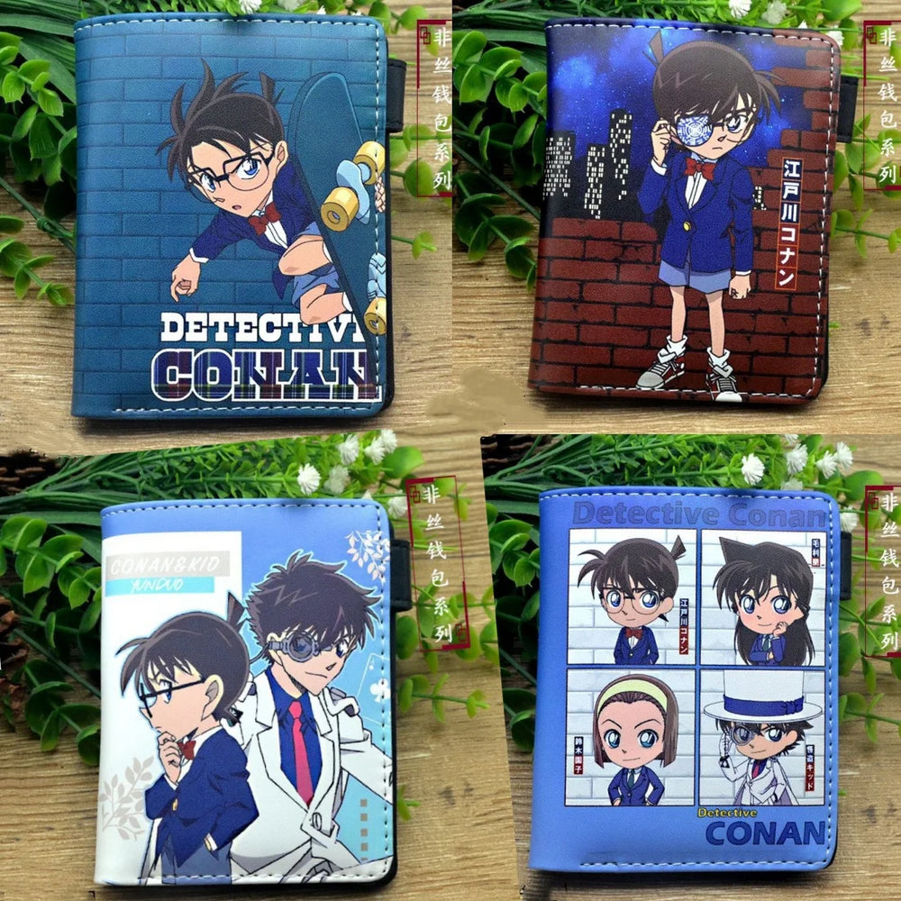 Detective Conan Zip Wallet — Card Holder with Coin Purse