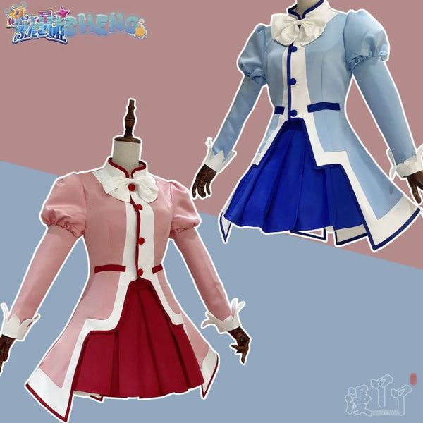 Fushigiboshi Twin Princesses Rein & Fine Cosplay Costume — Dress Set