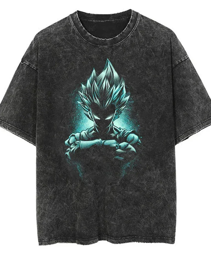 Dragon Ball Oversized Vintage T-Shirt – Streetwear Cotton Tee