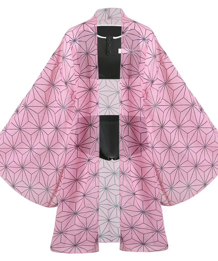 New Swimsuit Anime Demon Slayer Kochou Shinobu Kamado Cosplay Costume Kimono Agatsuma Zenitsu Sexy Bikini Beach Summer Halloween