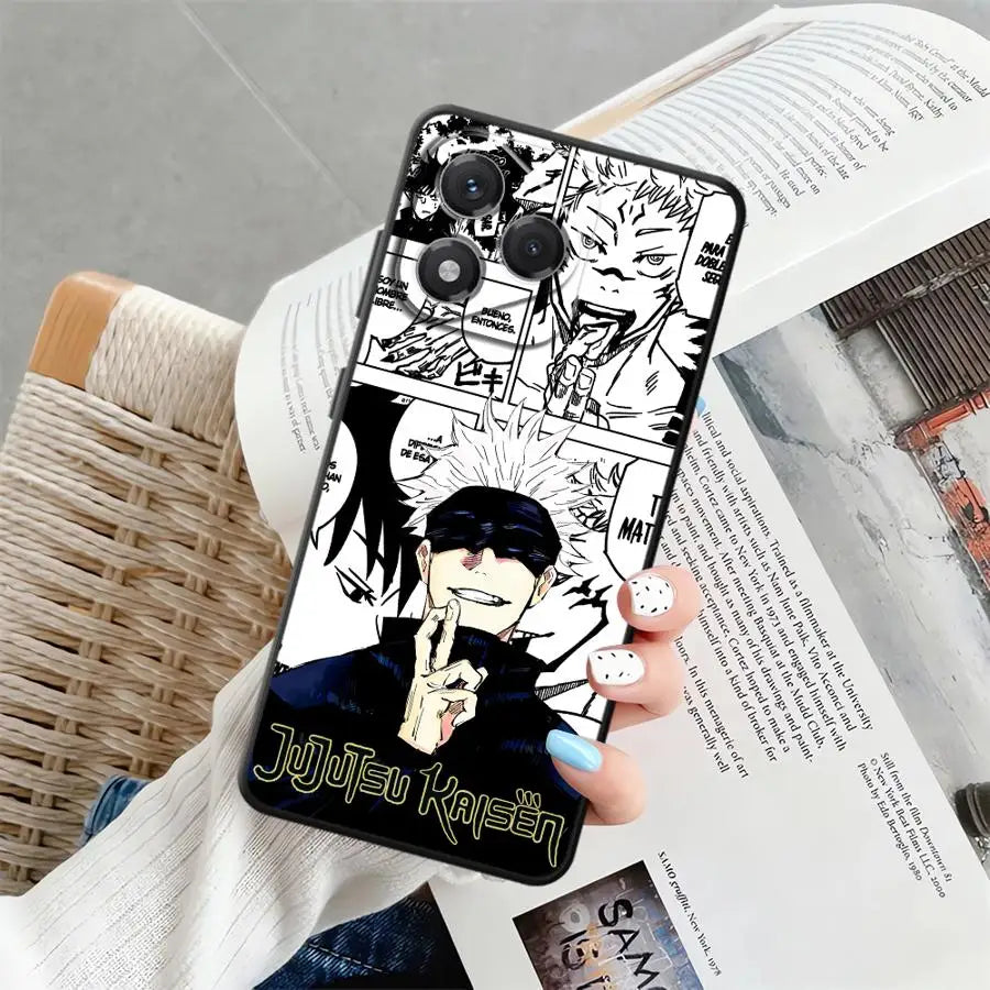 Soft Back Phone Cover Case for Honor X8 X9 X7 X7a X9c X9a 90 Lite 8X 70 Anime  J-Jujutsu K-Kaisen