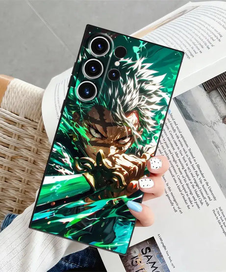 Demons Anime Slayer Case for Samsung Galaxy S25+ S9 S24+ S21 S22 S25 Ultra S20 S23 FE S24 Plus Soft Back Phone Cover