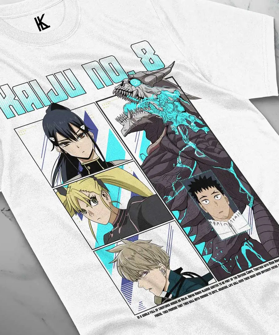 Kaiju No. 8 Unisex Graphic T-Shirt – Anime Fan Cotton Tee All Sizes