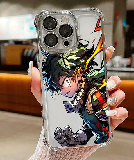 Deku Bakugo Anime Case For Samsung Galaxy A56 A55 A54 A52 A53 5G A36 A34 A35 A33 A50 A73 A26 A25 A16 A06 Clear Soft Phone Cover