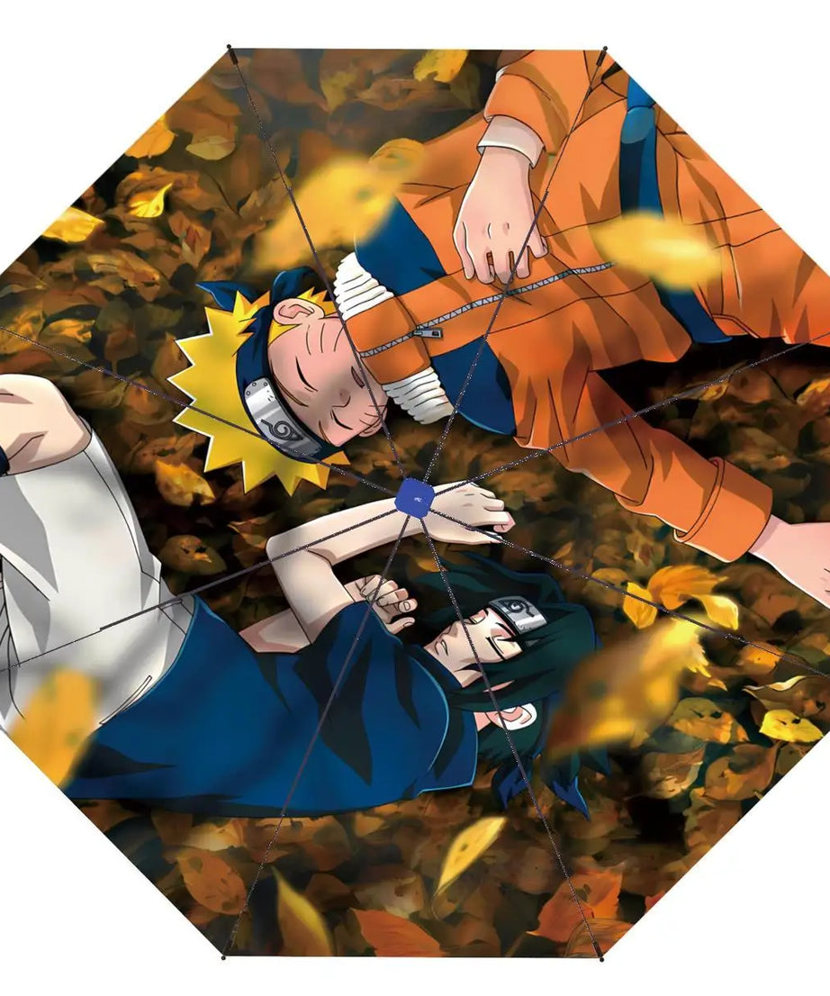 Naruto Umbrella Anime Personality Creative Fashion Sunscreen Student Fully Automatic Folding Umbrella Birthday Gift