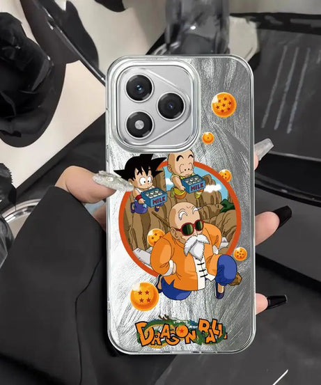 Black Soft Shell Phone Case for Honor X9c X9b X8c 200 Pro X9a X8a 200 400 Lite X7b X8b Cute Dragon Ball