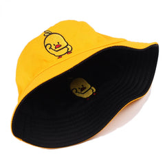 Reversible Duck Bucket Hat — Unisex Fisherman Sun Hat
