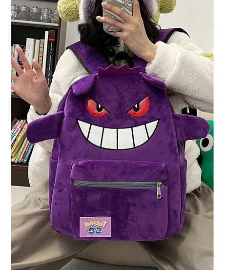 Gengar Backpack – Cute Kawaii Anime Bag for School, Travel & Gifts