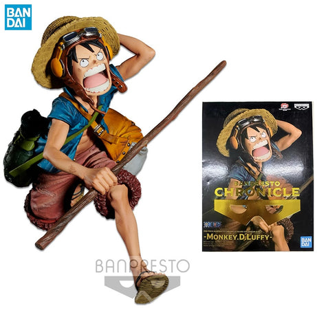 100% Original BANPRESTO CHRONICLE MONKEY D LUFFY In Stock Anime Action Collection Figures Model