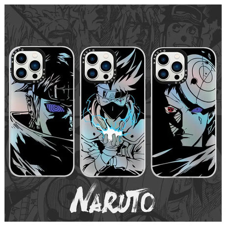 Naruto Kawaii Anime Laser Pain Hatake Kakashi Iphone 14Promax Cute Mobile Phone Case Iphone13 Electroplating Protective Cover